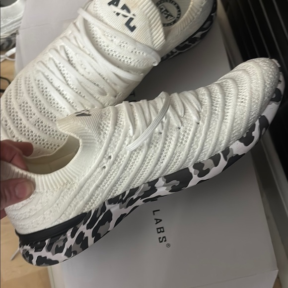 APL White Knit Sneakers - Picture 1 of 5